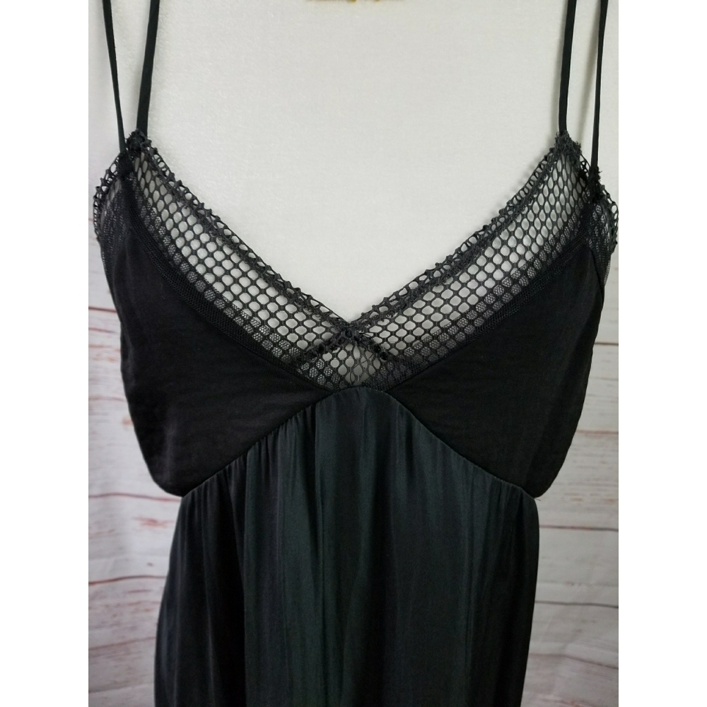ZARA // edgy layered mesh silky dress - Picture 6 of 15
